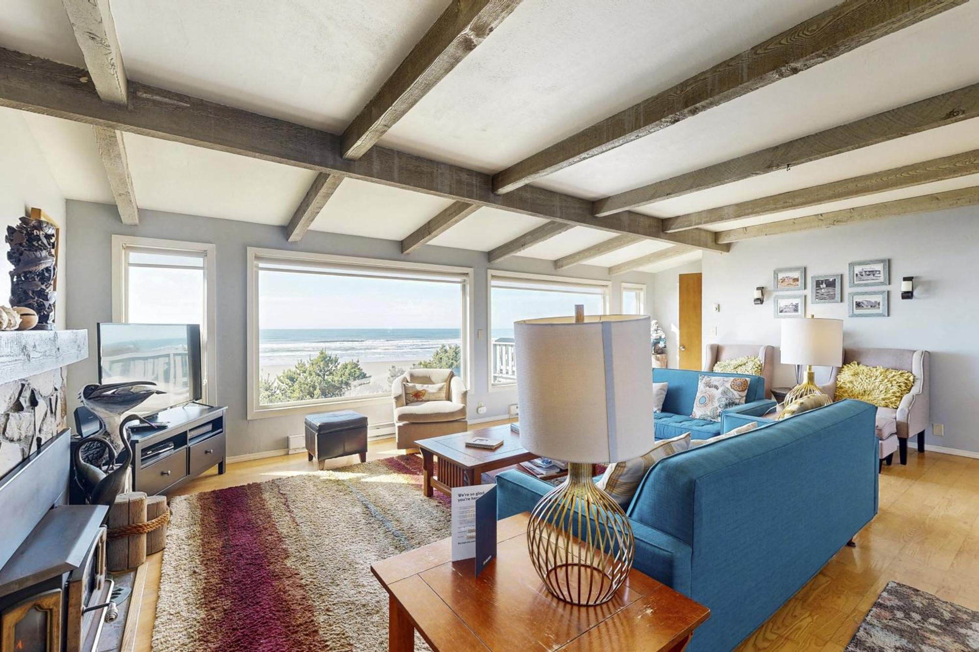 Seadrifter Oceanfront Beach House Seal Rock Luaran gambar